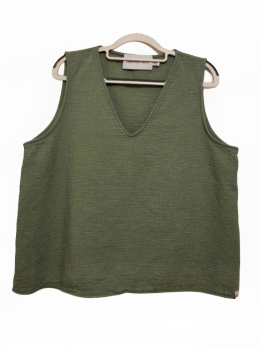 SUMMER SALE! Calvin Klein Olive Green Sleeveless Top